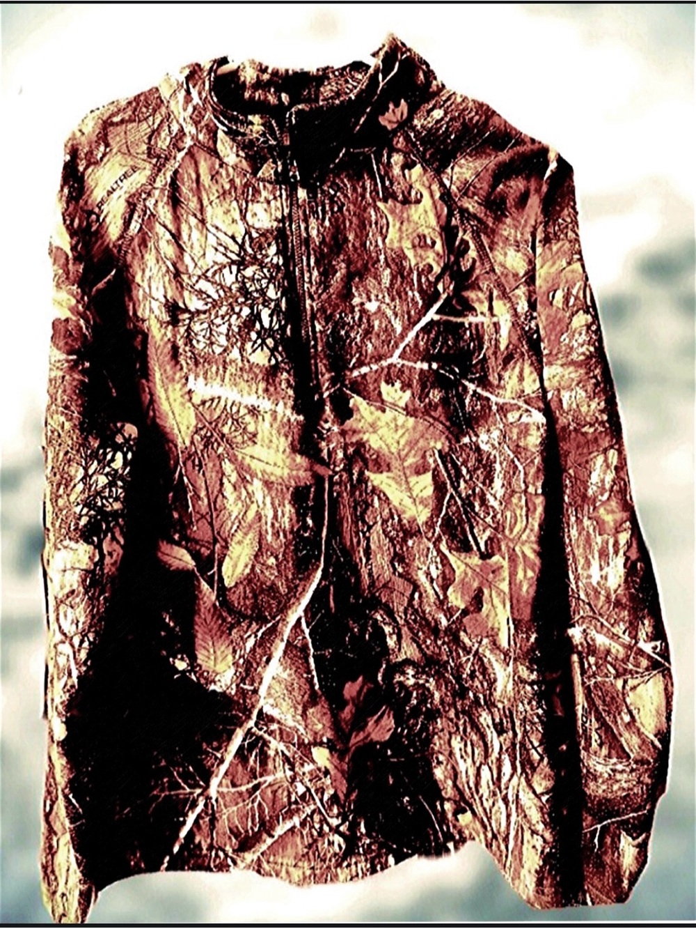 Realtree Brown Camo Quarter-Zip Multi Sweatshirt